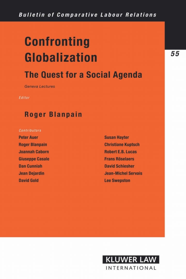 Confronting Globalization: The Quest for a Social Agenda, Geneva Lectures