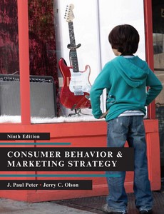 Consumer Behavior & Marketing Strategy 9th Edition by J. Paul Peter