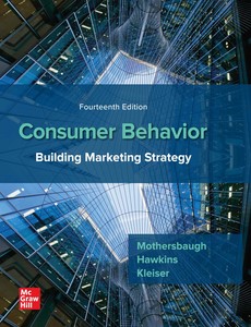 Consumer Behavior Building Marketing Strategy 14th Edition by David Mothersbaugh