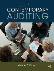 Contemporary Auditing 11th Edition by Michael C. Knapp