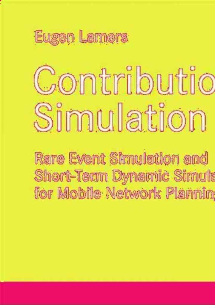 Contributions to Simulation Speed-Up: Rare Event Simulation and Short-Term Dynamic Simulation for Mobile Network Planning