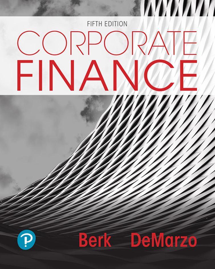 Corporate Finance 5th Edition by Jonathan Berk