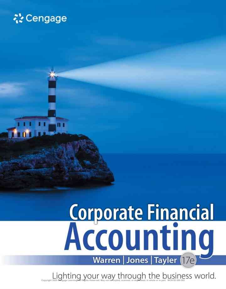 Corporate Financial Accounting, 17th Edition