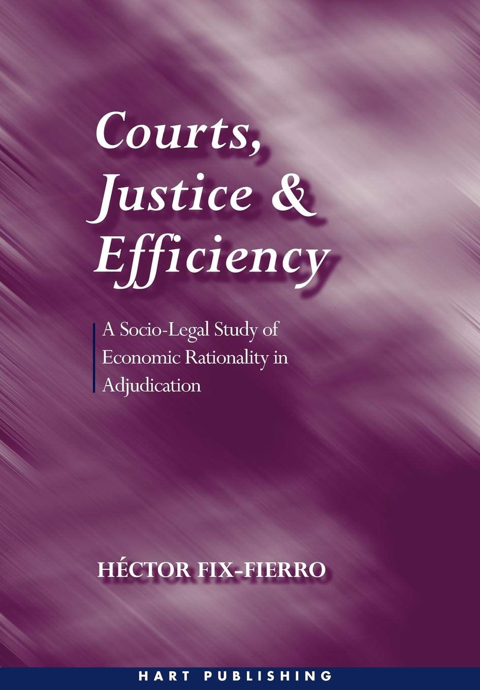 Courts, Justice, and Efficiency: A Socio-legal Study of Economic Rationality in Adjudication