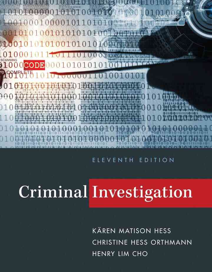 Criminal Investigation 11th Edition
