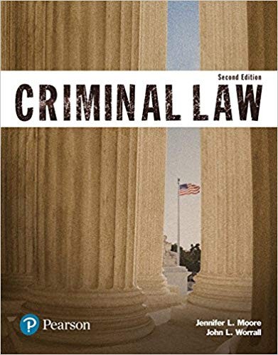 Criminal Law (Justice Series) 2nd Edition by Jennifer L. Moore