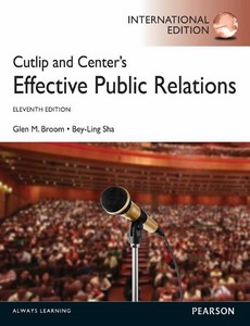 Cutlip and Center?s Effective Public Relations 11th International Edition by Glen M. Broom
