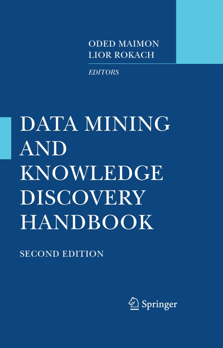 Data Mining and Knowledge Discovery Handbook