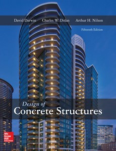 Design of Concrete Structures 15th Edition by David Darwin