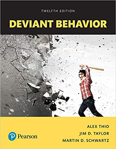 Deviant Behavior 12th Edition
