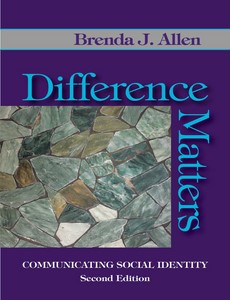 Difference Matters Communicating Social Identity 2nd Edition by Brenda J. Allen