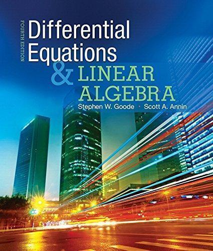 Differential Equations And Linear Algebra 4Th Edition