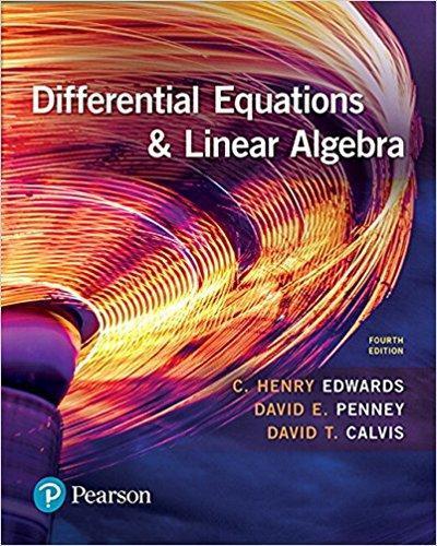 Differential Equations and Linear Algebra 4th Edition by C. Henry Edwards