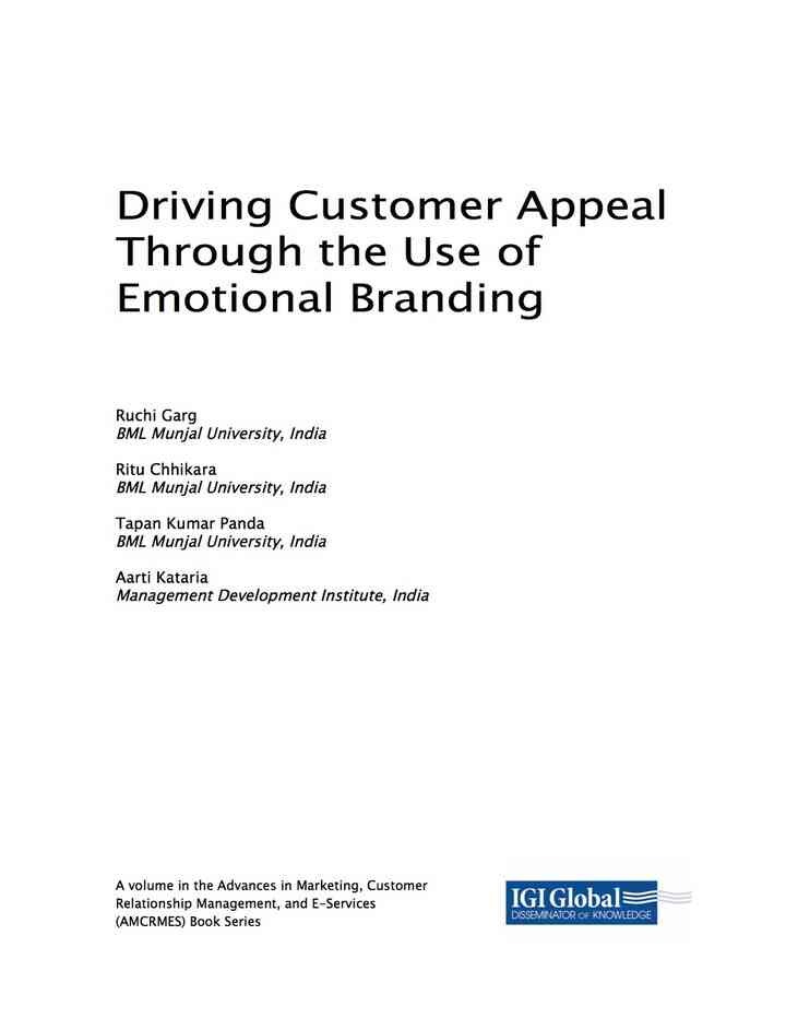 Driving Customer Appeal Through the Use of Emotional Branding