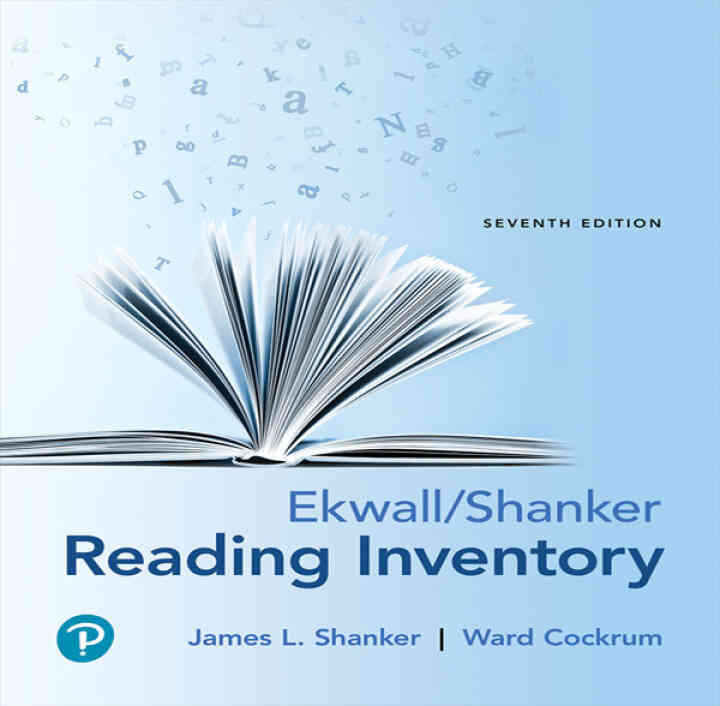Ekwall/Shanker Reading Inventory, 7th Edition