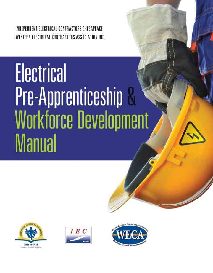 Electrical Pre-Apprenticeship and Workforce Development Manual 1st Edition