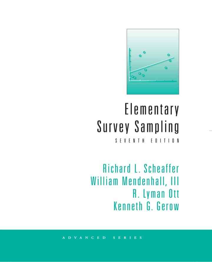Elementary Survey Sampling 7th Edition