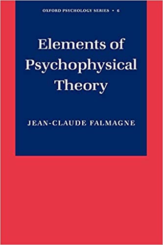 Elements of Psychophysical Theory