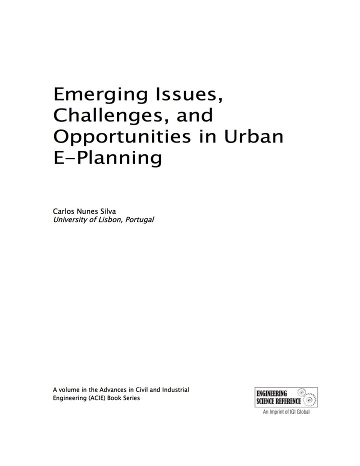 Emerging Issues, Challenges, and Opportunities in Urban E-Planning