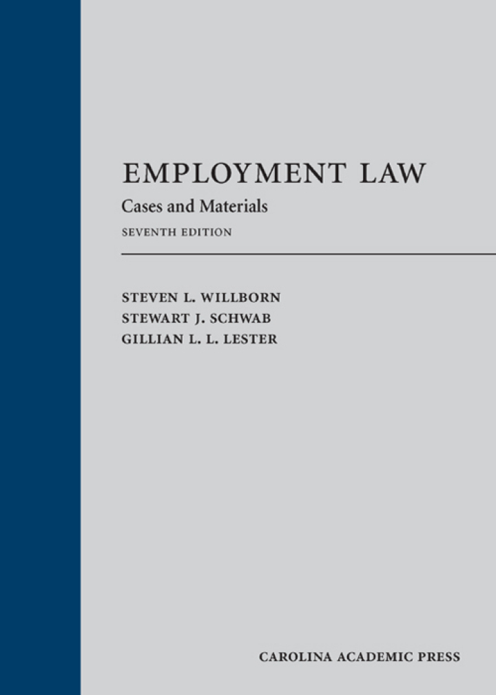 Employment Law: Cases and Materials, Sev