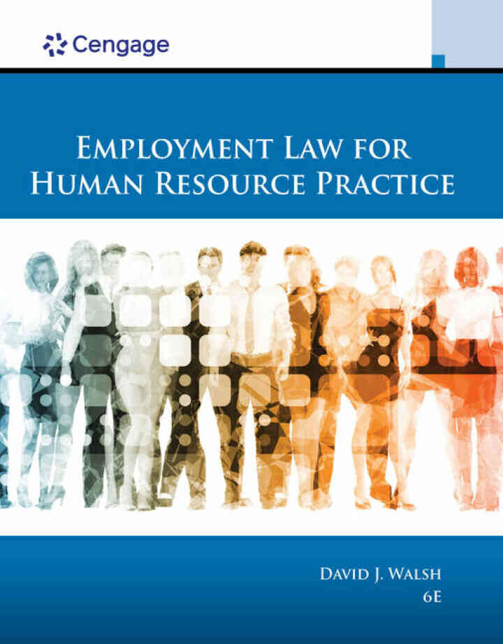 Employment Law for Human Resource Practice 6th Edition