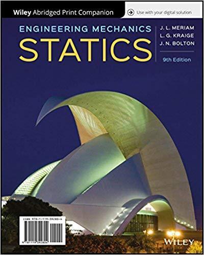 Engineering Mechanics Statics 9Th Edition