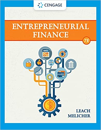 Entrepreneurial Finance 7th Edition by J. Chris Leach