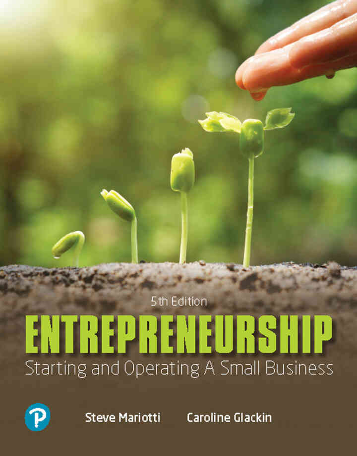 Entrepreneurship: Starting and Operating A Small Business, 5th Edition