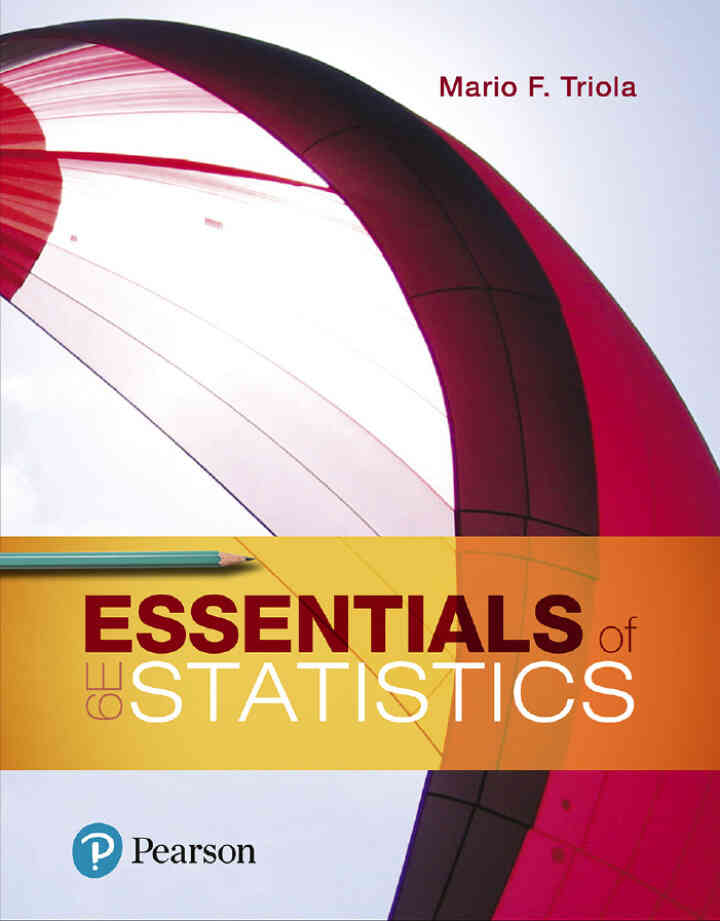 Essentials of Statistics, 6th Edition