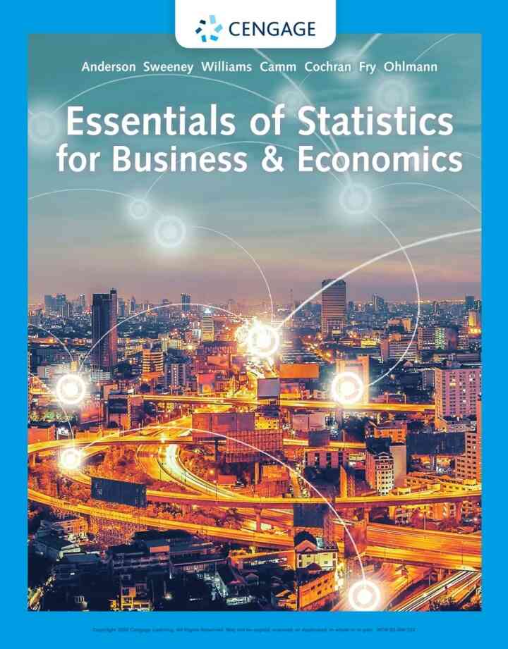Essentials of Statistics for Business and Economics 9th Edition