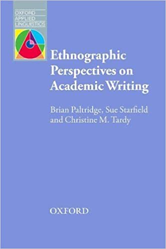 Ethnographic Perspectives on Academic Writing