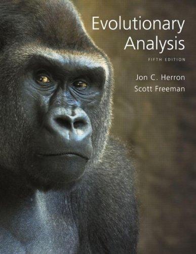 Evolutionary Analysis 5Th Edition