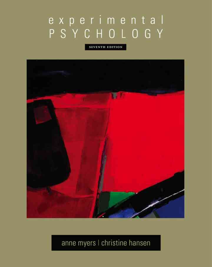 Experimental Psychology 7th Edition
