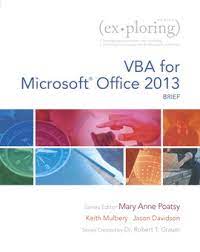 Exploring Getting Started with VBA for Office 2013