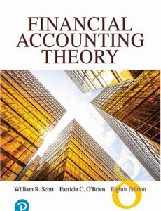 Financial Accounting Theory 8th Edition by William R. Scott