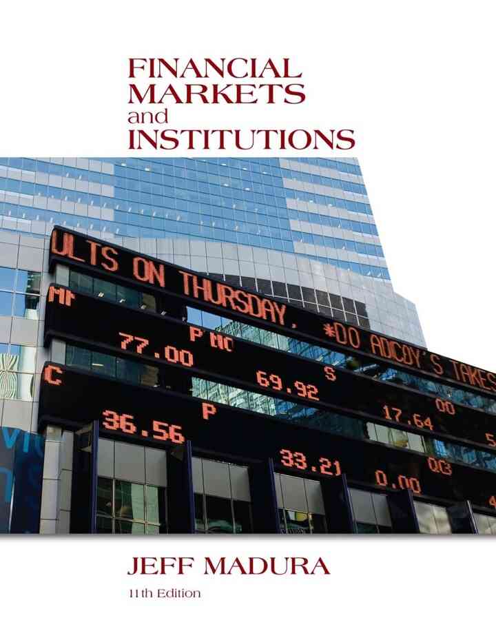Financial Markets and Institutions 11th Edition