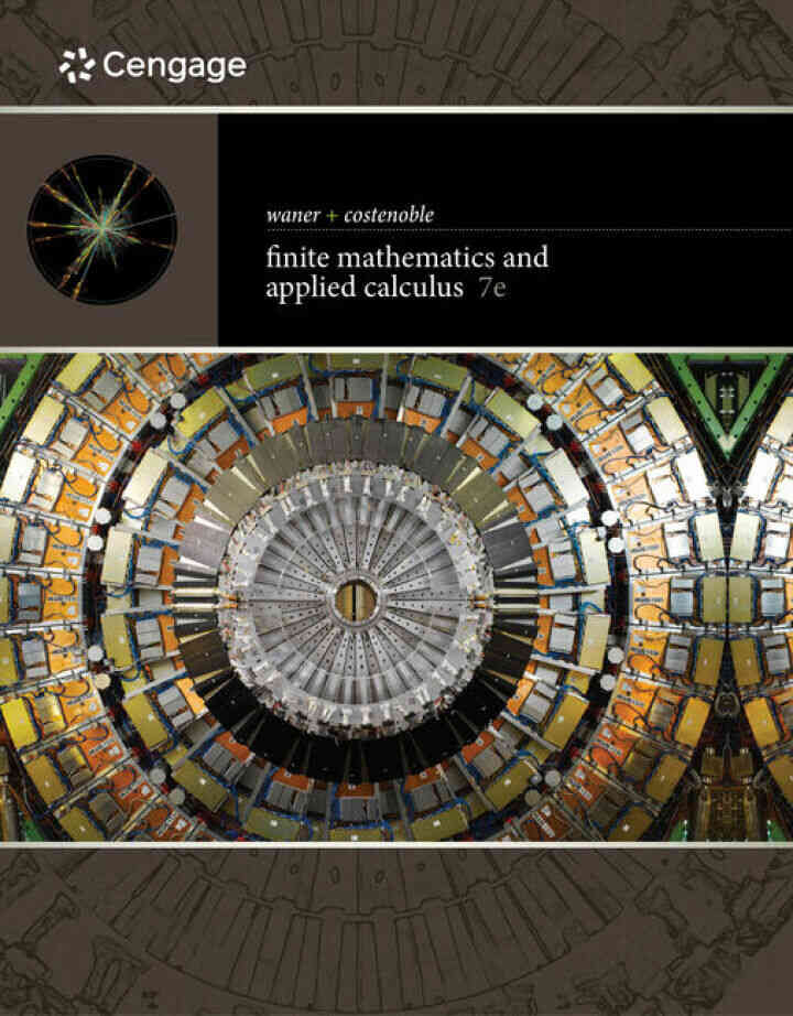 Finite Math and Applied Calculus, 7th Edition