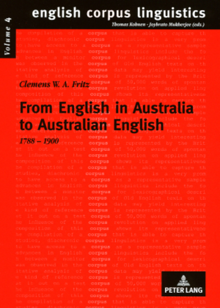 From English in Australia to Australian English: 1788-1900