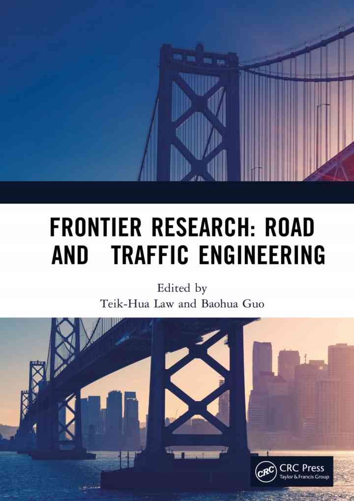 Frontier Research: Road and Traffic Engineering 1st Edition