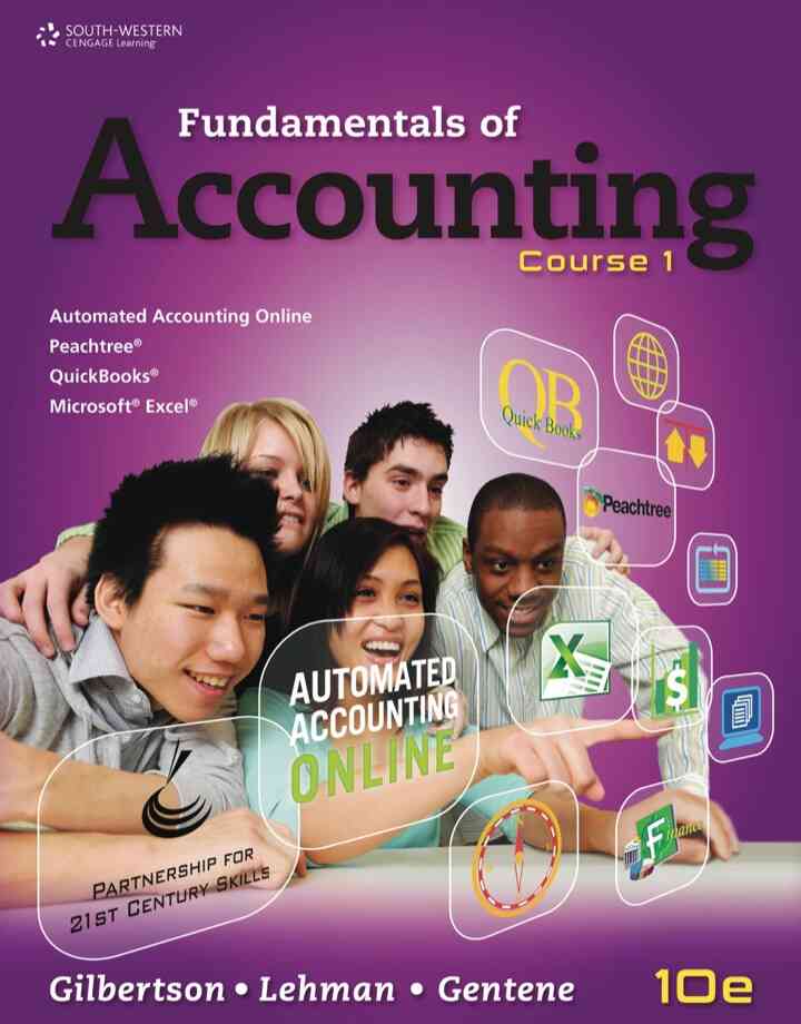 Fundamentals of Accounting: Course 1, 10th Edition