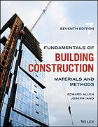 Fundamentals Of Building Construction: Materials And Methods, 7th Edition