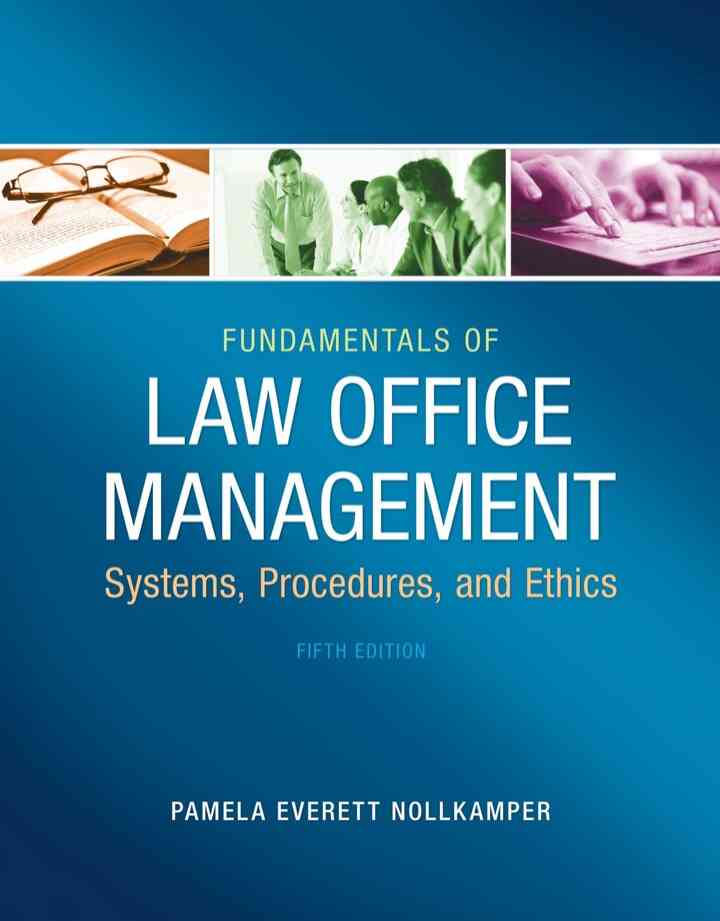 Fundamentals of Law Office Management 5th Edition