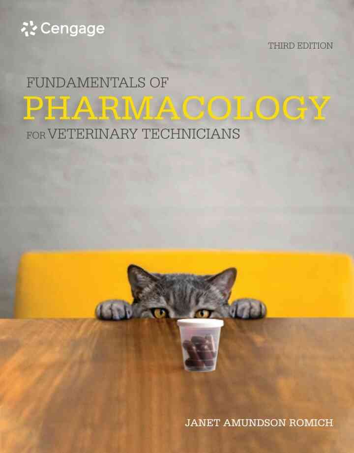 Fundamentals of Pharmacology for Veterinary Technicians 3rd Edition