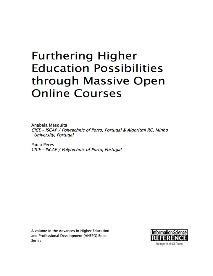 Furthering Higher Education Possibilities through Massive Open Online Courses