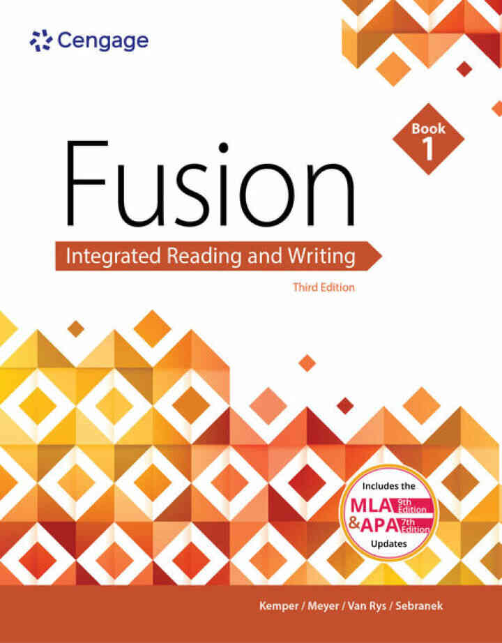 Fusion: Integrated Reading & Writing Book 1 (w/ MLA9E Updates) 3rd Edition