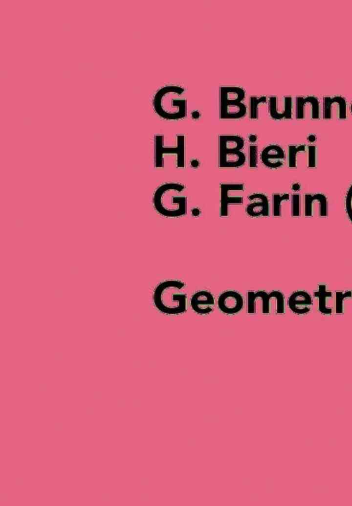 Geometric Modelling: Dagstuhl 1999 Computing Supplement 14