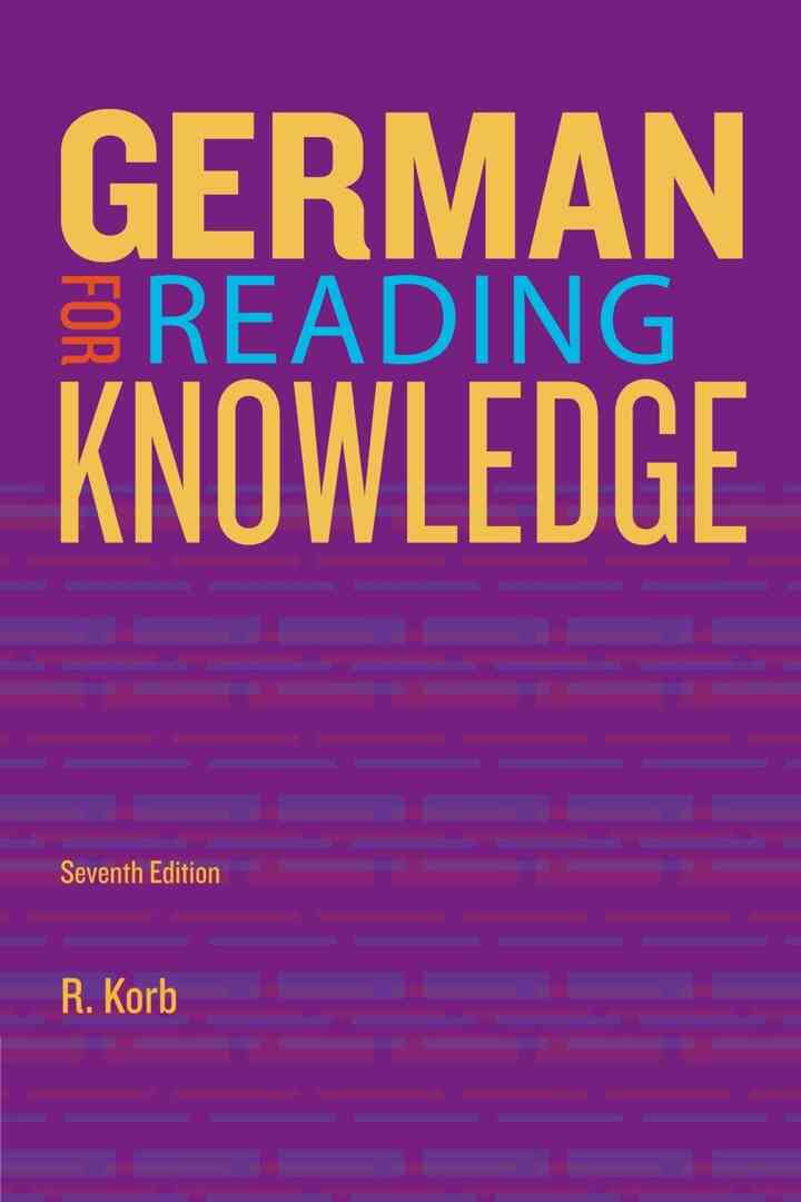 German for Reading Knowledge 7th Edition