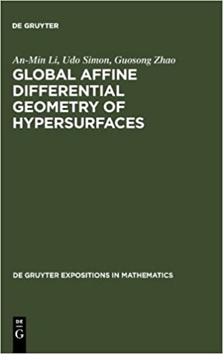 Global Affine Differential Geometry of Hypersurfaces
