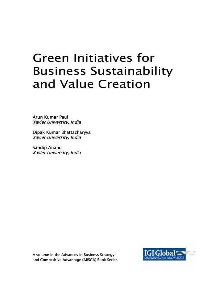 Green Initiatives for Business Sustainability and Value Creation
