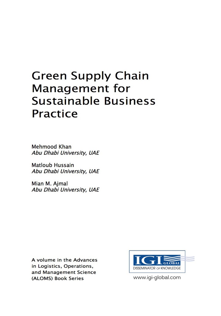 Green Supply Chain Management for Sustainable Business Practice